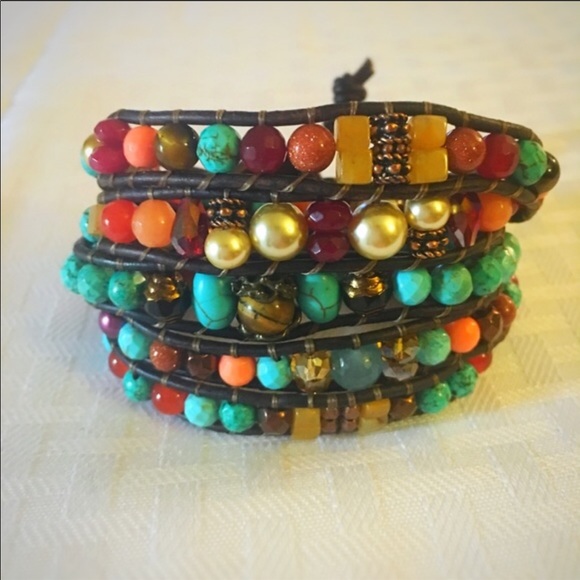 Handmade Renaissance Leather Wrap - Picture 4 of 6